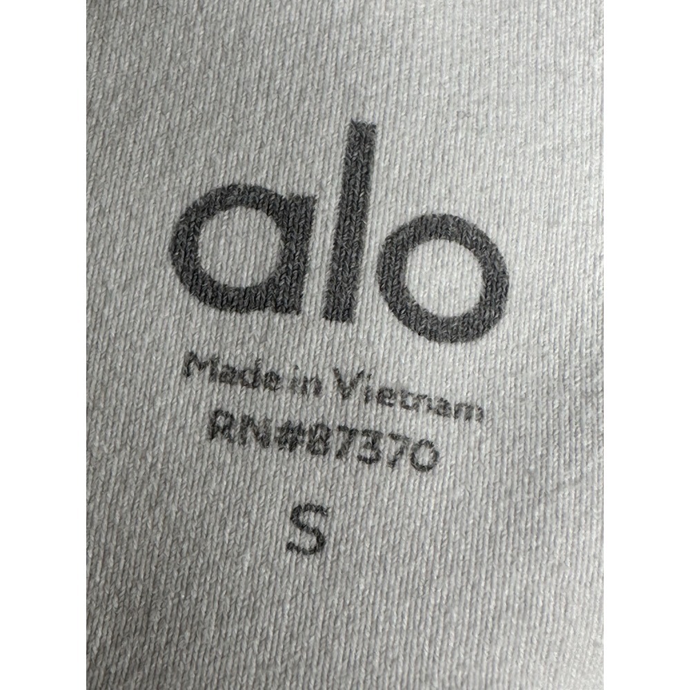 ALO Yoga Leggings Womens Small Light Gray Waistband‎ Airbrush Mid Rise Yoga - Picture 14 of 16